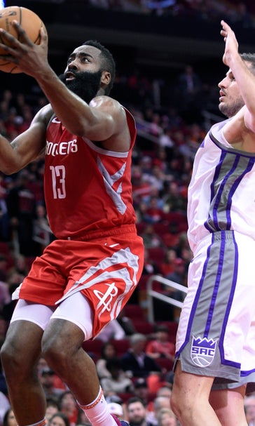 Harden nets 34, Rockets win 4th straight 132-112 over Kings